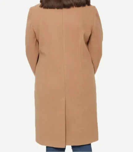 Aline Regular Fit Beige Wool Coat Womens