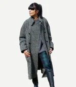 Claudia Grey Trench Coat Womens