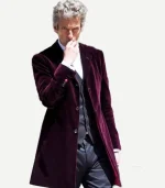 Doctor Maroon Velvet Coat