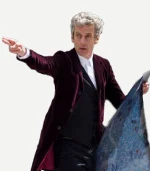 Doctor Maroon Velvet Coat