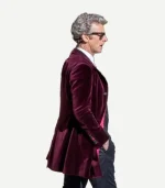 Doctor Maroon Velvet Coat