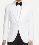 Ethan Trim Fit Mens Cream Dinner Jacket