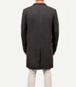 Gary Mens Grey Wool Coat
