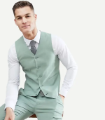 Italian Wool Black Double Breasted Topcoat