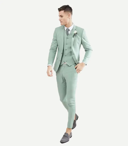 Italian Wool Black Double Breasted Topcoat