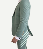 Jade Two Piece Sage Green Suits Mens