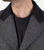 Joel Men's Charcoal Grey Wool Coat