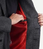 Joel Men's Charcoal Grey Wool Coat