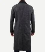 Joel Men's Charcoal Grey Wool Coat