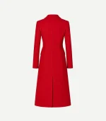Kate Red Double Breasted Coat