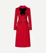 Kate Red Double Breasted Coat