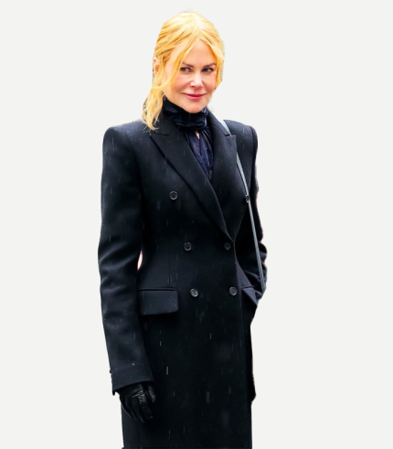 Kidman Black Trench Coat