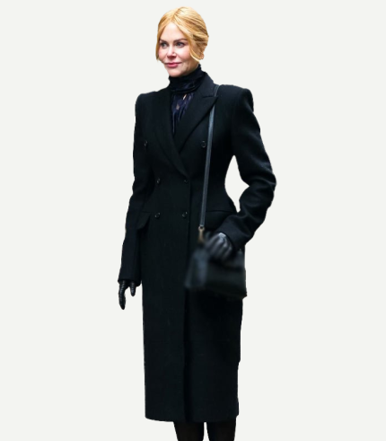 Kidman Black Trench Coat