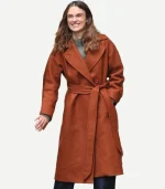 Knightley Rust Trench Coat Wool
