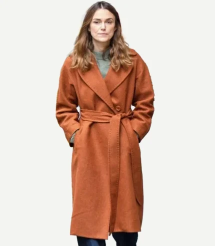 Knightley Rust Trench Coat Wool