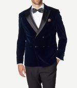 Mens Double Breasted Velvet Tuxedo Blazer Men