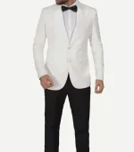 Men’s Ivory Peak Lapel Tuxedo Jacket