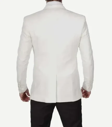 Men’s Ivory Peak Lapel Tuxedo Jacket