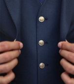 Mens Navy Blue 3 Piece Suit