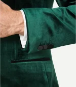Mens Slim Fit Velvet Tuxedo Suit Jacket