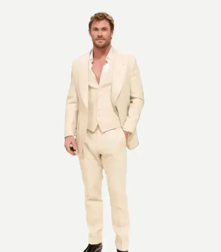Chris Cream Suit Mens
