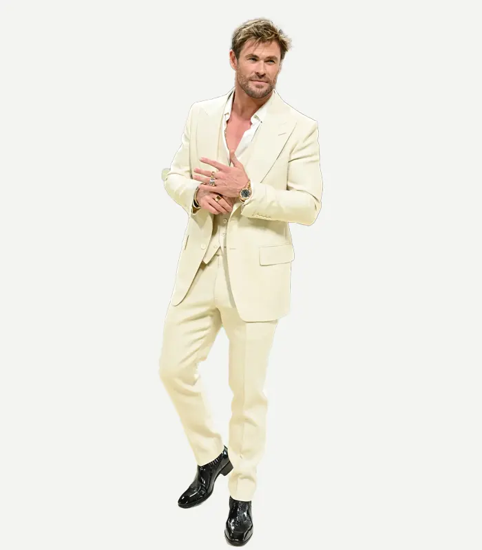 Chris Cream Suit Mens
