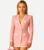 Park Pink Dress Coat