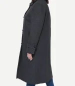 Patrice Women's Charcoal Grey Wool Coat