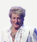 Rod Stewart White Cropped Blazer