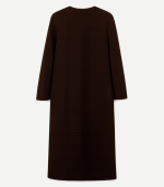 Rosario Dark Brown Women's Long Wool Coat