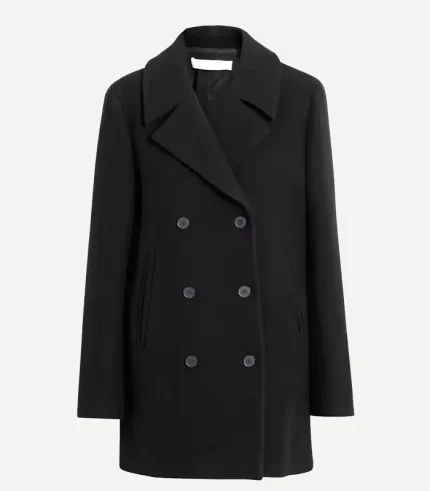 Shalon Women's Black Wool Coat