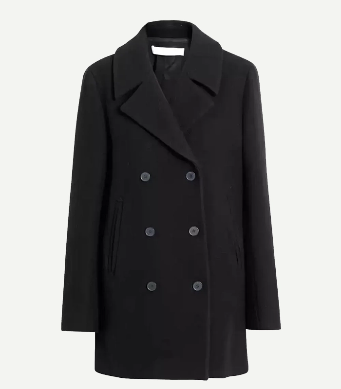 Shalon Women's Black Wool Coat