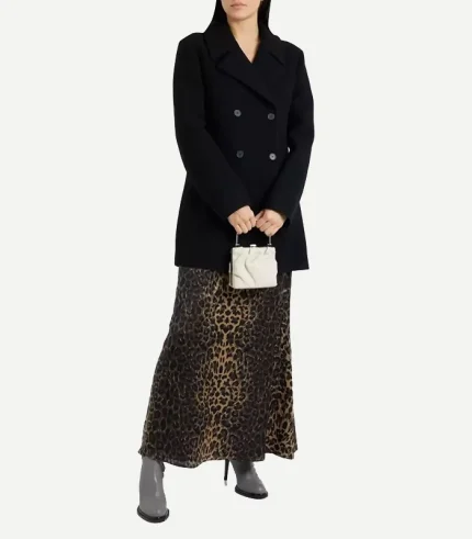 Shalon Women's Black Wool Coat