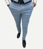 Bojoni Stefano Sky Blue Slim Fit Suit