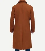 Trenton Tan Long Wool Overcoat