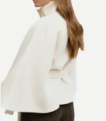 Tricot Belted Cape Jacket