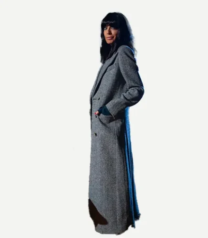 Winkleman Grey Wool Trench Coat