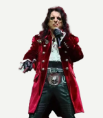 Alice Cooper Burgundy Velvet Coat