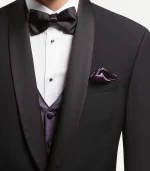 Black and Purple Tuxedo