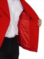 Classic Double Breasted Wool Peacoat - Image 4