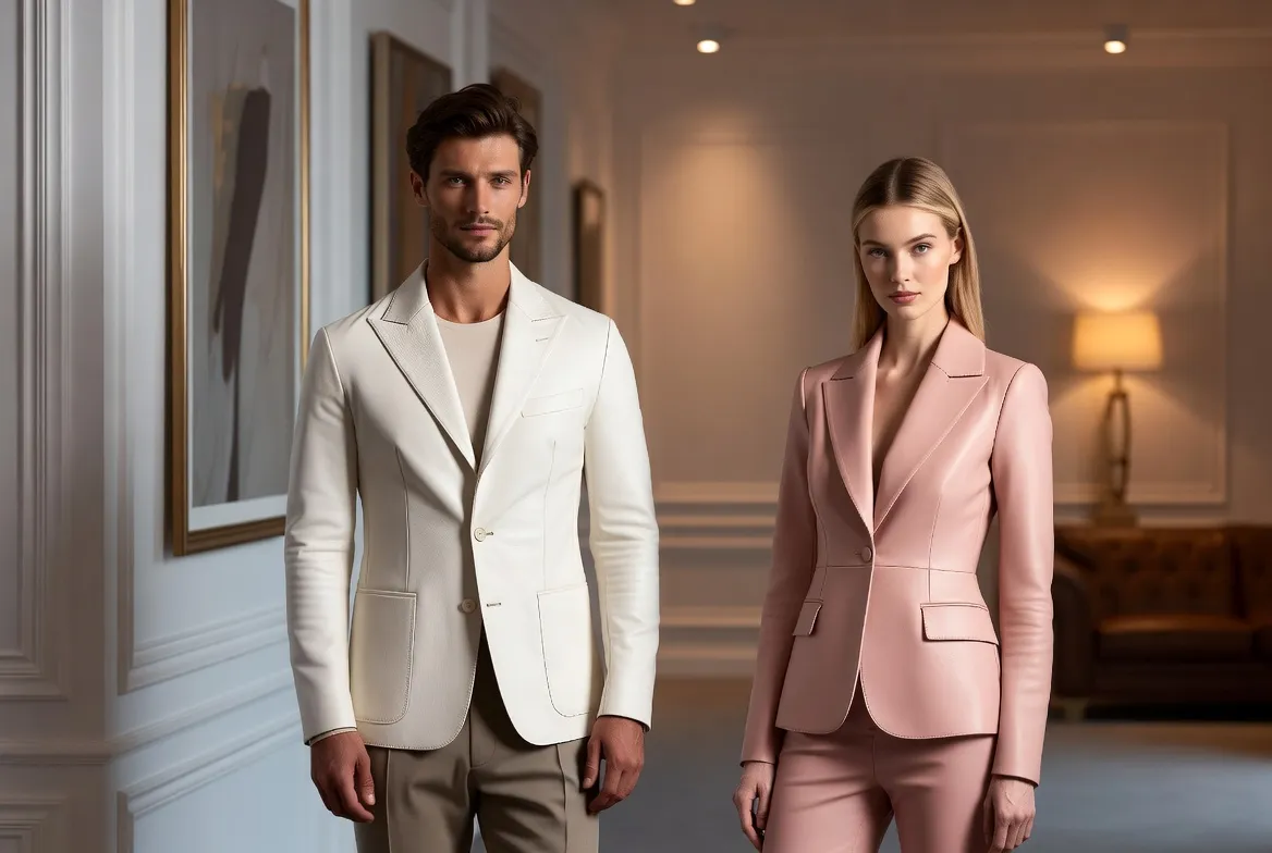 Leather Blazer for Men and Women 