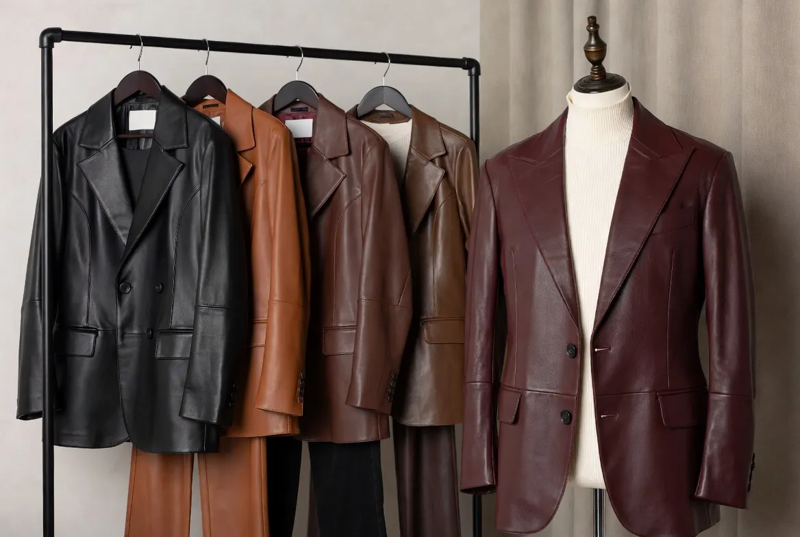 Leather Blazers as Wardrobe Essentials